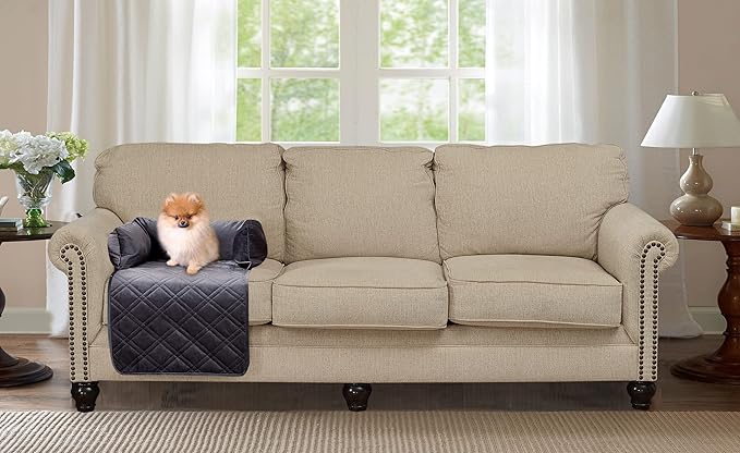 Brilliant Sunshine Premium Grey Silky Velvet Pet Sofa Bed