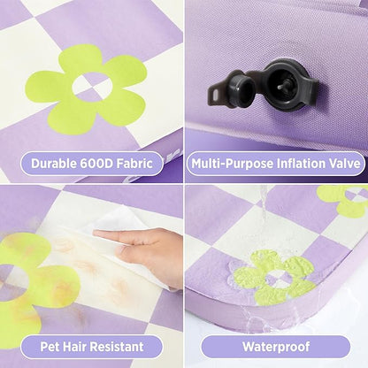 Lesure Inflatable Waterproof Dog Bed for Large Dogs 3 Inch