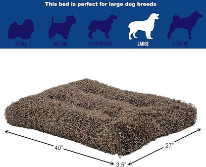 Midwest Homes for Pets Deluxe Dog Beds 1-Year Warranty, 42-Inch, Cocoa