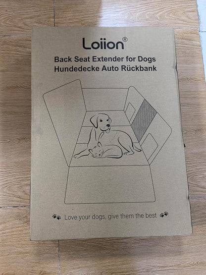 Loiion Back Seat Extender for Dogs 6 in 1 Convertible