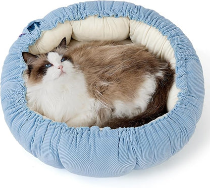 Lesure Cat Beds for Indoor Cats 21x21x7 Inches