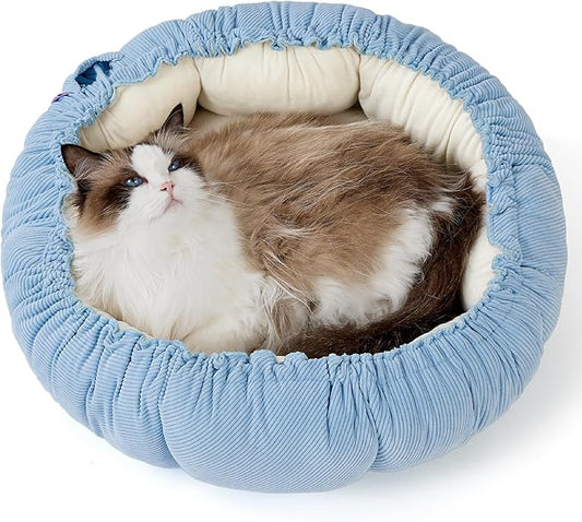 Lesure Cat Beds for Indoor Cats 21x21x7 Inches