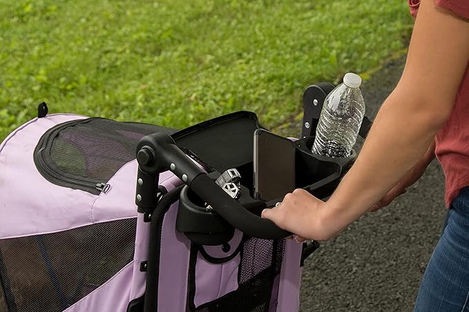 Pet Gear NO-Zip Pet Stroller with Dual Entry 1 Model, 4 Colors