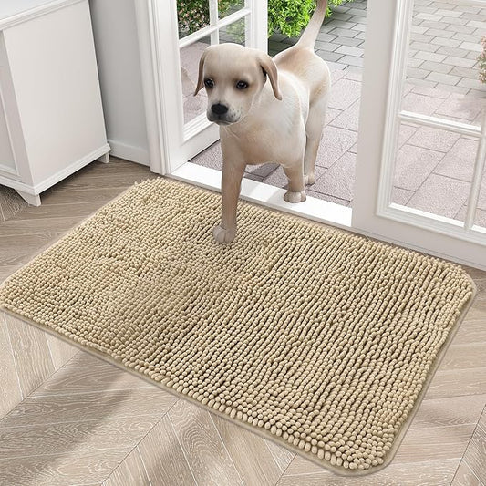 OLANLY Dog Door Mat for Muddy Paws 24x16