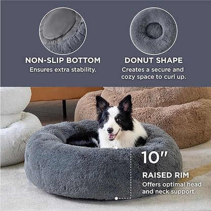 Bedsure Calming Dog Bed for Large Dogs 36 inches 100 lbs
