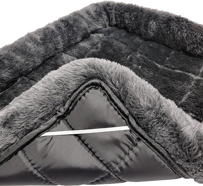 MidWest Homes for Pets Bolster Dog Bed 36L-Inch Gray Dog Bed w/ Comfortable Bolster 36-Inch Dog