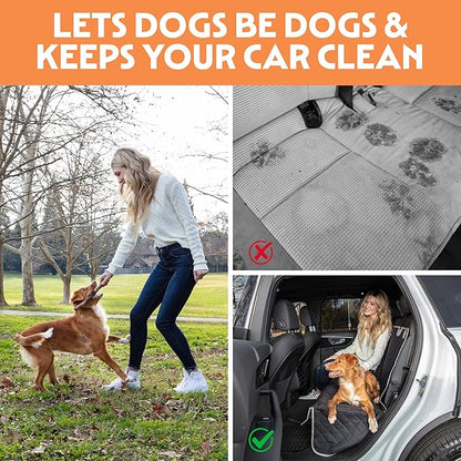 Dog Seat Cover 60/40 Split 4 in 1 Front