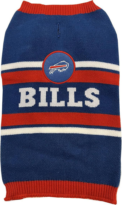 Pets First NFL Buffalo Bills Dog Sweater (BUF-4179-XS)