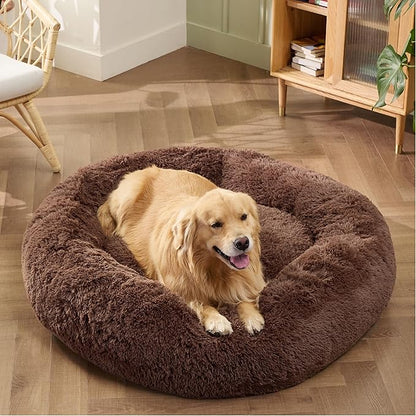 Bedsure Calming Dog Bed for Extra Large Dogs 125 lbs 45 inches
