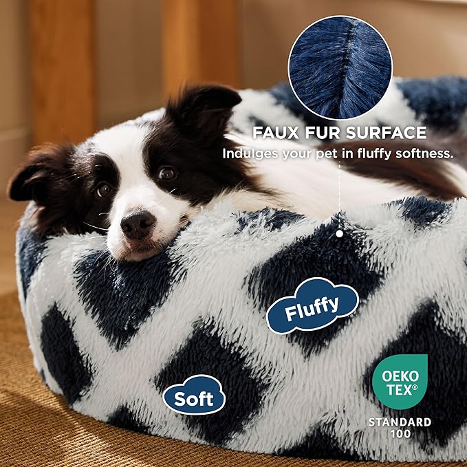 Bedsure Calming Dog Bed for Large Dogs 36 inches 100 lbs