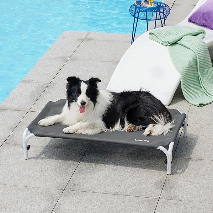 Lesure Elevated Raised Outdoor Dog Bed 41"