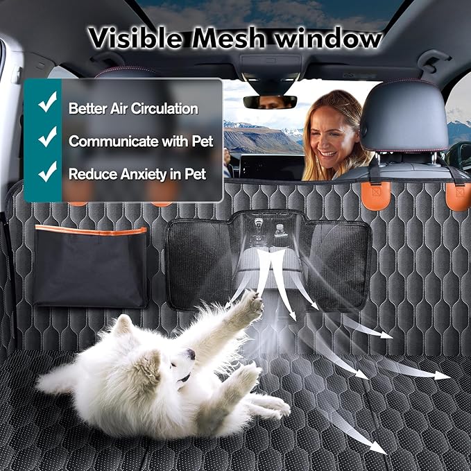 Back Seat Extender for Dogs-Supports 400lb