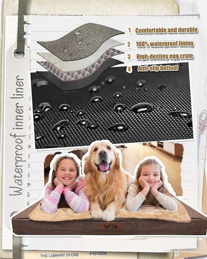 Sytopia Outdoor Dog Beds for for XLarge Sized Dogs with Detachable Blanket