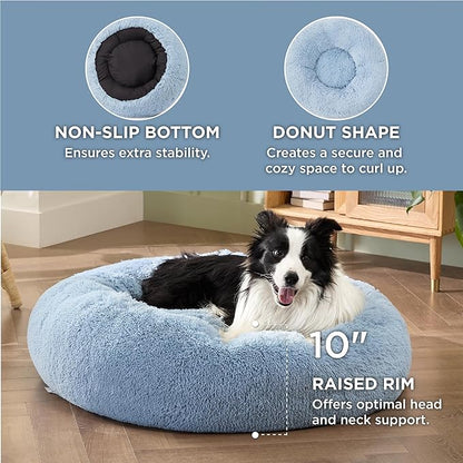 Bedsure Calming Dog Bed for Large Dogs 100 lbs 36 inches