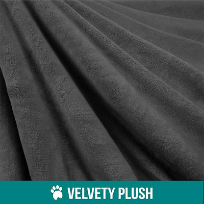 PetAmi Waterproof Dog Blanket for Small Medium Dog 29x40 Grey