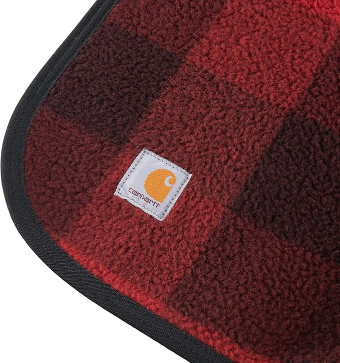Carhartt Firm Duck Sherpa-Lined Throw Blanket