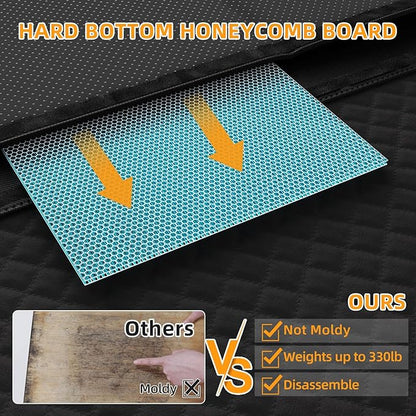 Hard Bottom Back Seat Extender for Dogs