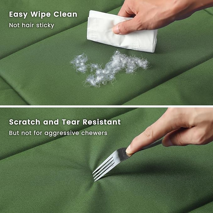 Miguel Oxford 900D Outdoor Waterproof Dog Bed for Metal Dog Crates Water-Resistant All Weather Pet Mat Durable Easy Wipe Clean Travel Indoor Outdoor Puppy Cat Crate Bed 30inch