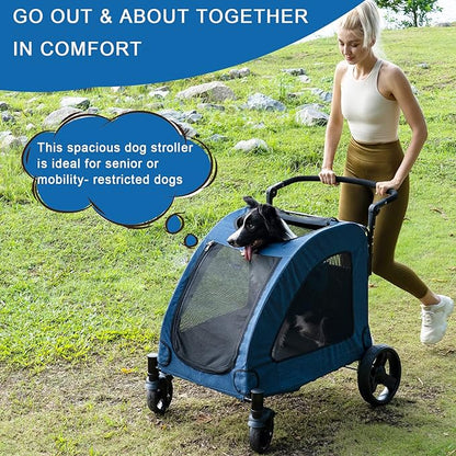 4 Wheel Foldable Pet Stroller for Dog
