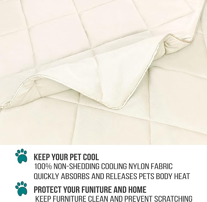 PetAmi Premium Cooling Dog Blanket 60x80, Beige