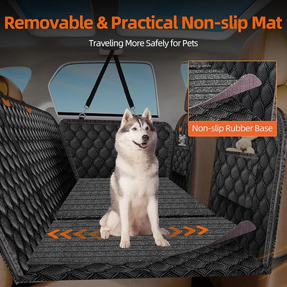 Back Seat Extender for Dogs with Non-Slip Mat 40/60 Split 100% Waterproof