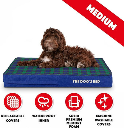 The Dog’s Bed Orthopedic Memory Foam Dog Bed 34x22, Pain