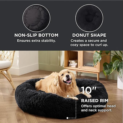 Bedsure Calming Dog Bed for Extra Large Dogs 45 inches 125 lbs