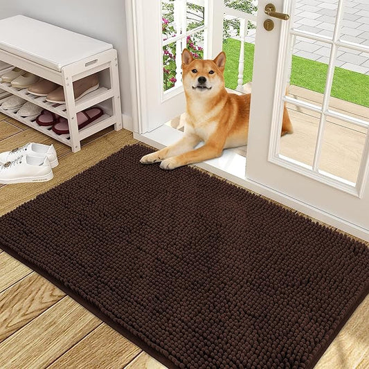 OLANLY Dog Door Mat for Muddy Paws 48x30