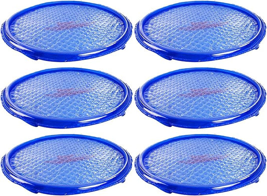 Solar Sun Rings UV Resistant Above Ground Inground Swimming Pool Hot Tub Spa Heating Accessory Circular Heater Solar Cover (6 Pack)