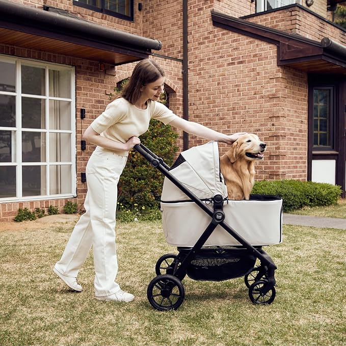 Buddyduggy Pet Stroller 3in1 Rider Boss (Beige)
