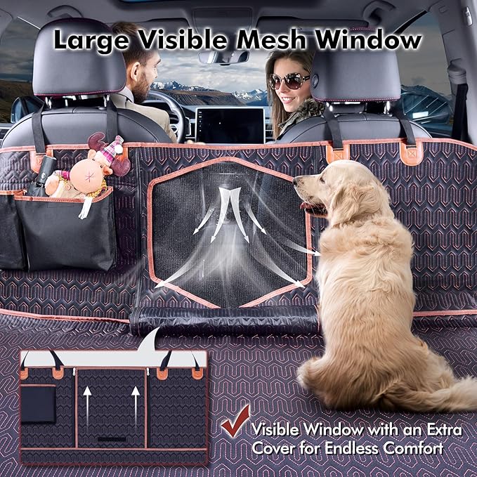 Dog Car Seat Cover 100% Waterproof 600D Scratch