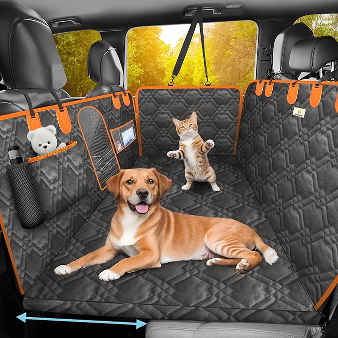 Back Seat Extender for Dogs Hard Bottom