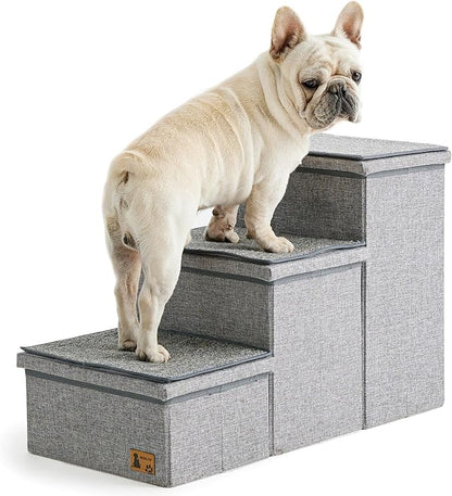 BEDELITE Dog Stairs for Small Medium or Large Dogs 3 Tiers 17" H,