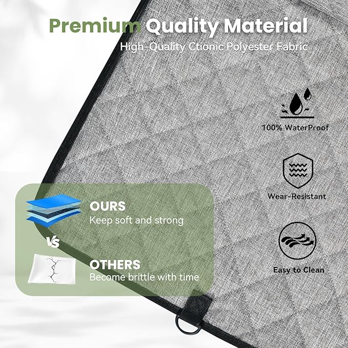 Back Seat Extender for Dogs with Storage