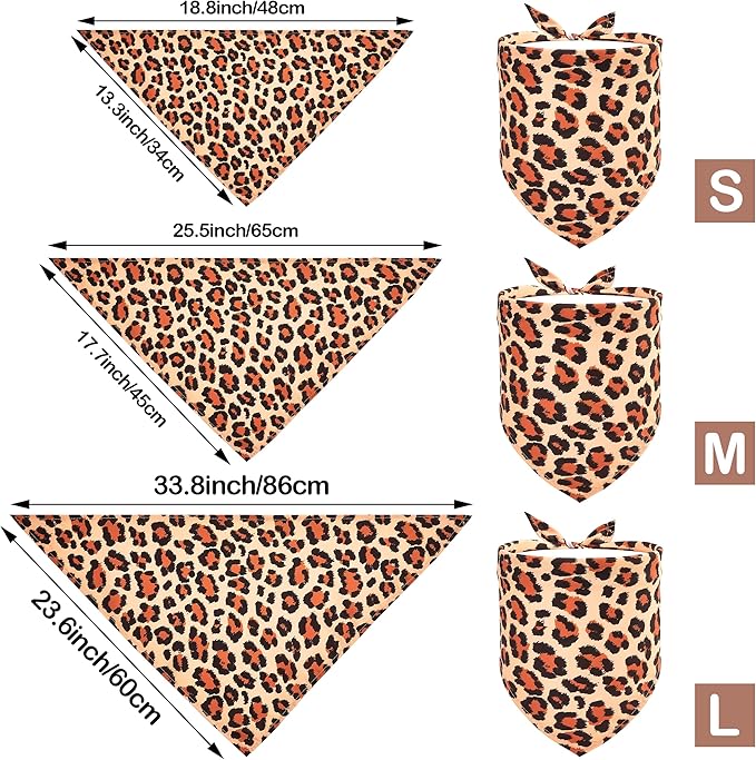 10PCS Animal Print Dog Bandanas for XXS XS Small Boys Girls Triangle Bibs Head Scarves Zebra Leopard Snake Tiger Peacock Cheetah Giraffe and Cow Print Grooming Accessories