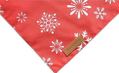 Realeaf Christmas Dog Bandanas 2 Pack