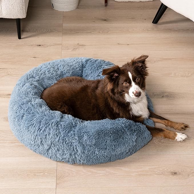 PetAmi Calming Dog Bed for Small Medium Dog Cat 45 lbs, 30 inch,