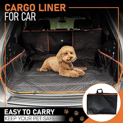 Dog Car Seat Cover for Back Seat 100% Waterproof