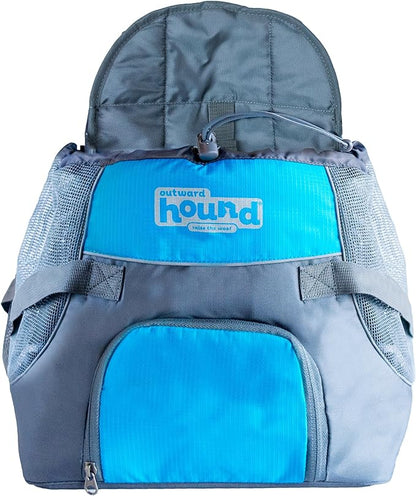 Outward Hound PoochPouch Dog Front Carrier, Medium, Blue