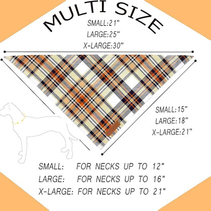 Realeaf Fall Dog Bandanas 2 Pack