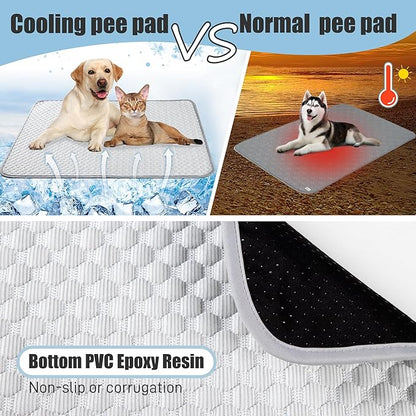 Leekalos Dog Cooling Mat Large(40"x55"))