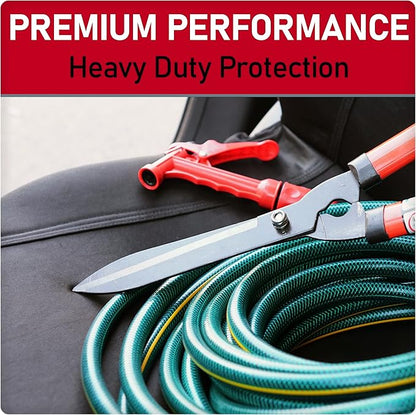 DICKIES® 2-Piece Puncture-Resistant Front Seat Covers for Cars 40200ADC (Black)