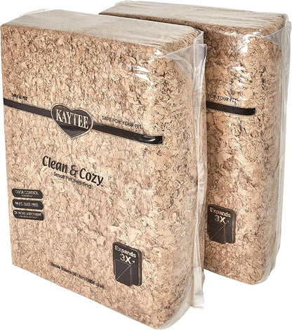 Kaytee Clean & Cozy Natural Paper Bedding, Made for Small Animals, 100 Liters