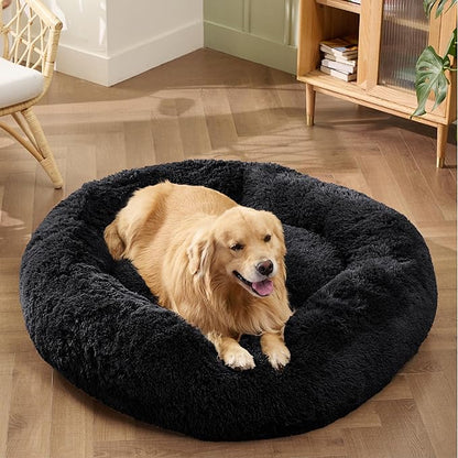 Bedsure Calming Dog Bed for Extra Large Dogs 45 inches 125 lbs