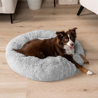 PetAmi Calming Dog Bed for Small Medium Dog Cat 45 lbs, 30 inch,