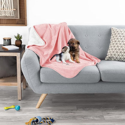 PETMAKER Waterproof Dog Blanket 30x40-Inch Reversible