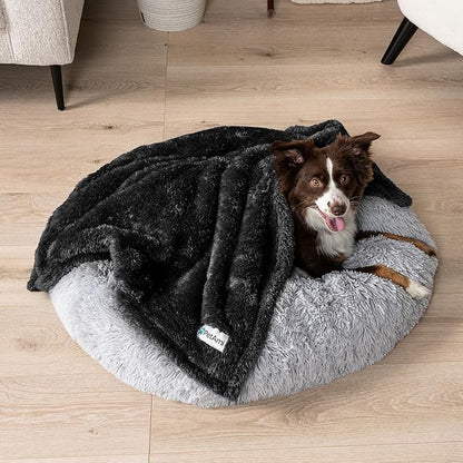 PetAmi Dog Blanket for Small Dogs Black 24x32