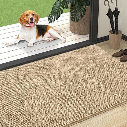 OLANLY Dog Door Mat for Muddy Paws 47x32