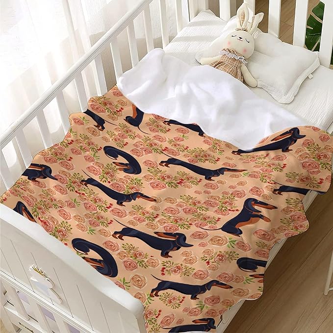 Dachshund Dog Blankets Puppy Blanket 30x40 in
