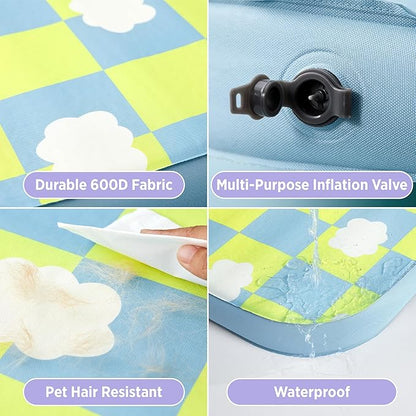 Lesure Inflatable Waterproof Dog Bed for XL Dog Bed 3 Inch